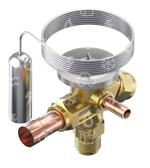 ventil termostatický expanzní Danfoss 068Z7501 - TE2, R455A, rozsah teplot: -40 / +10 , bez MOP, délka kapiláry: 1,5 , připojení: 3/8